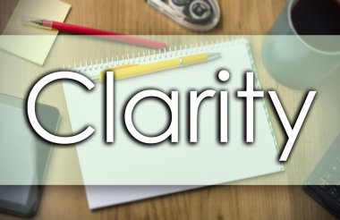 Açıklık - metin ile iş kavramı