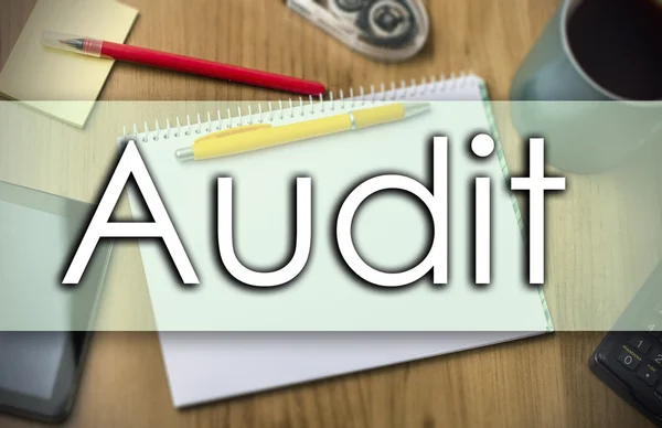 Audit -  business concept with text — Stock Photo, Image