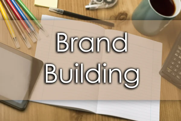 Brand Building - business concept with text — Stock Photo, Image