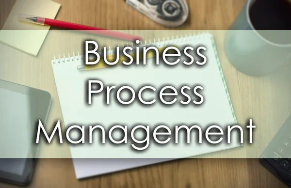 Business Process Management BPM -  business concept with text