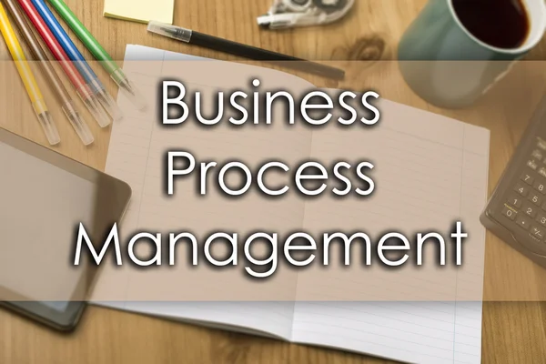 Business Process Management BPM - concept d'affaires avec texte — Photo