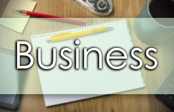 Business -  business concept with text — Stock Photo, Image