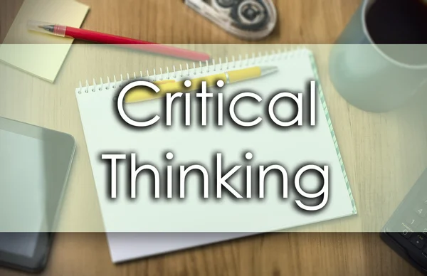 Critical Thinking -  business concept with text — Stock Photo, Image