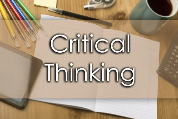 Critical Thinking - business concept with text — Stock Photo, Image