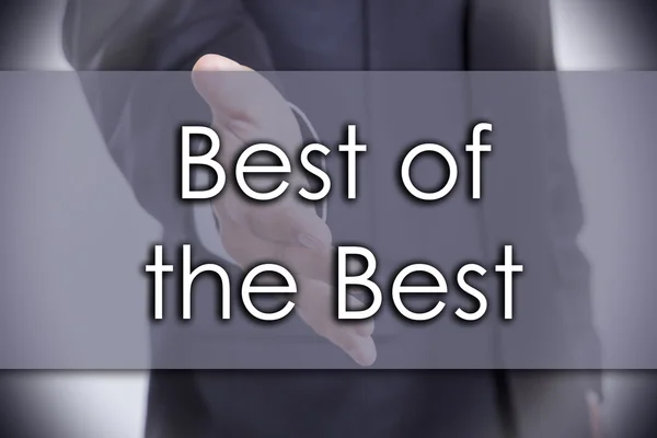 Best of the Best - Geschäftskonzept mit Text — Stockfoto