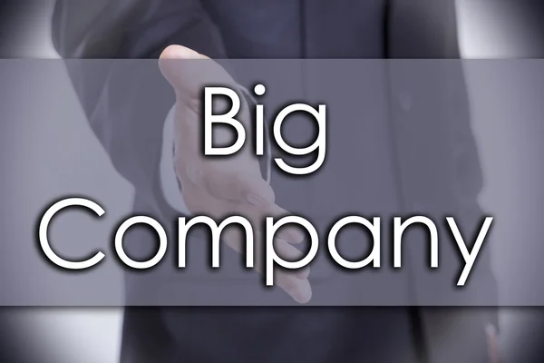 Big Company - conceito de negócio com texto — Fotografia de Stock