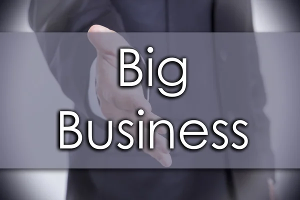 Big Business - business concept with text — Stock Photo, Image