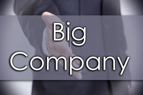 Großunternehmen - Geschäftskonzept mit Text — Stockfoto