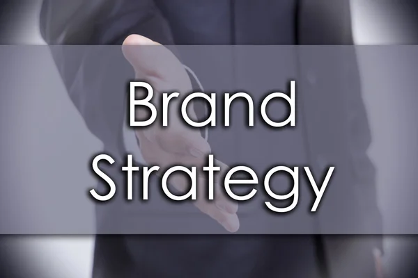 Brand Strategy - business concept with text — Stock Photo, Image