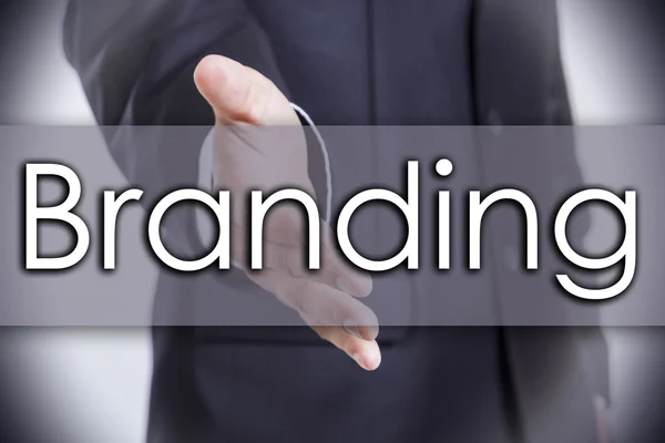 Branding - business concept with text — Stock Photo, Image