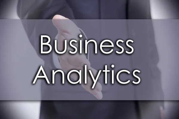 Business Analytics - Geschäftskonzept mit Text — Stockfoto