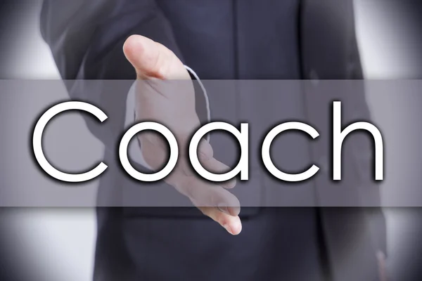 Coach - concetto di business con testo — Foto Stock