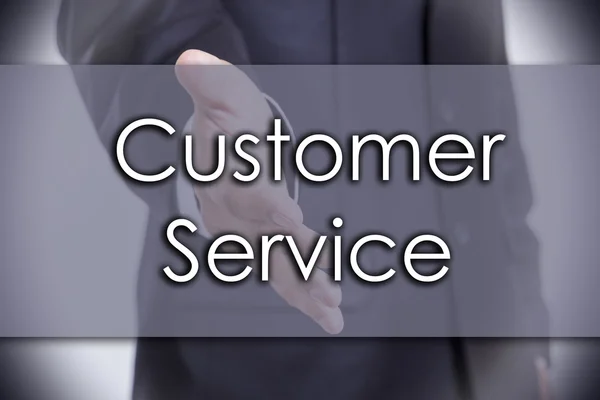 カスタマー サービス - テキストのビジネス コンセプト — ストック写真