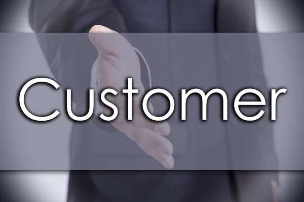 Customer - business concept with text — Stock Photo, Image