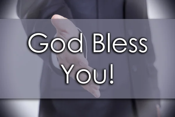 Благослови вас Бог! - бизнес-концепция с текстом — стоковое фото