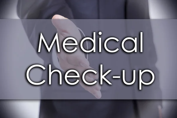 Check-up Médico - conceito de negócio com texto — Fotografia de Stock