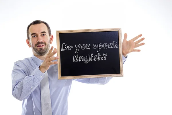 Spreek je Engels?? — Stockfoto