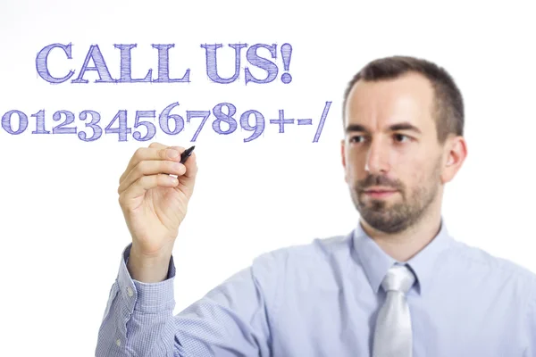 Chame-nos ! — Fotografia de Stock