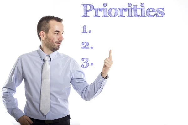 Prioridades — Foto de Stock