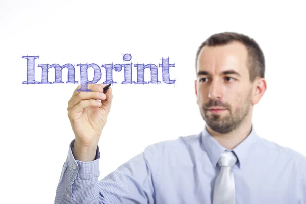 Imprint — Stock Photo, Image