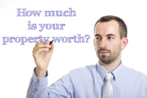 Ile jest nieruchomości warte? — Zdjęcie stockowe