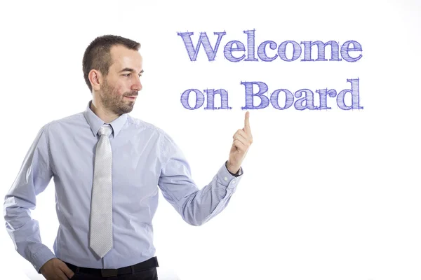 Bem-vindo a bordo — Fotografia de Stock