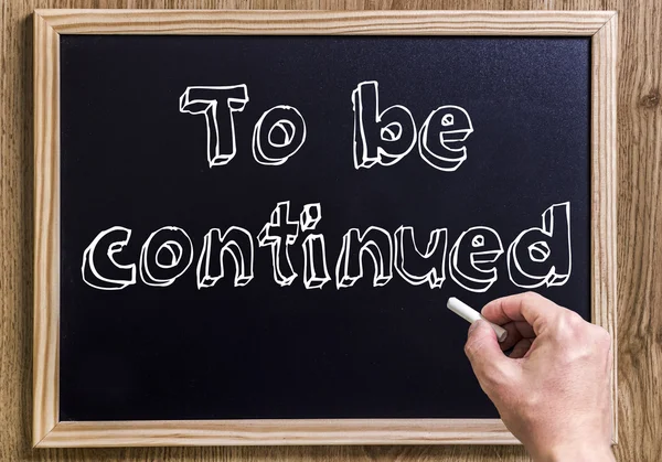 To be continued — Stock Image To be continued Stock Image