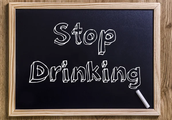 Pára de beber. — Fotografia de Stock