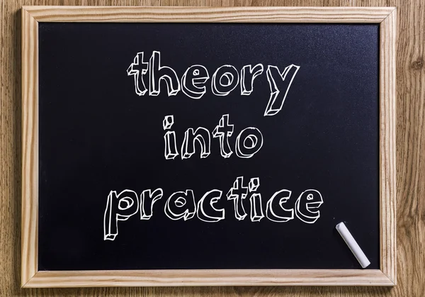Teoria w praktyce — Zdjęcie stockowe