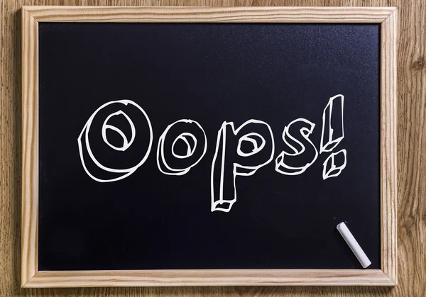 Oops! — Stockfoto