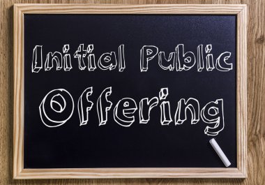 Halka arz - anahatları belirlenmiş metin ile yeni yazı tahtası