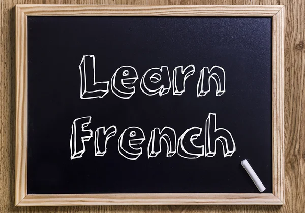 프랑스어를 배워야합니다 — 스톡 사진
