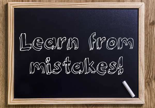 Learn from mistakes! — Stock Photo, Image