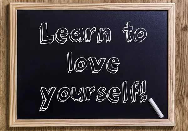 Leren om jezelf lief te! — Stockfoto
