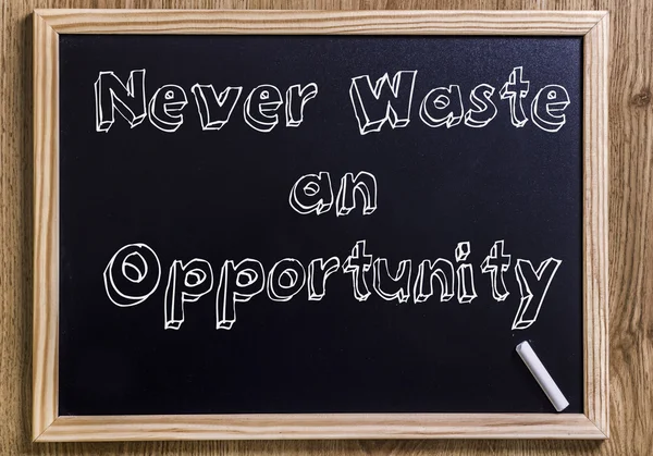 Hiç bir fırsatı israf