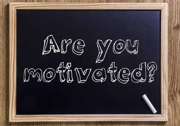 Você está motivado ? — Fotografia de Stock