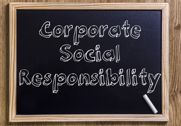 Företagens sociala ansvar Csr — Stockfoto