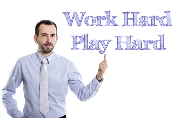 Trabalhar duro jogar duro — Fotografia de Stock