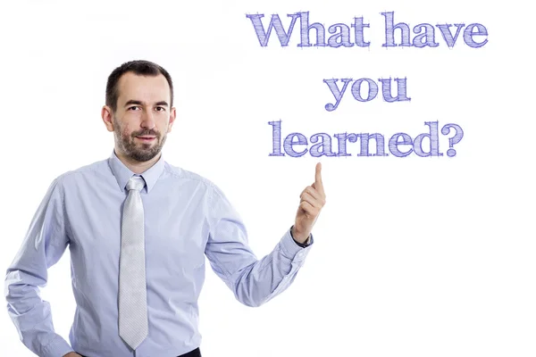 What have you learned? — Stock Photo, Image