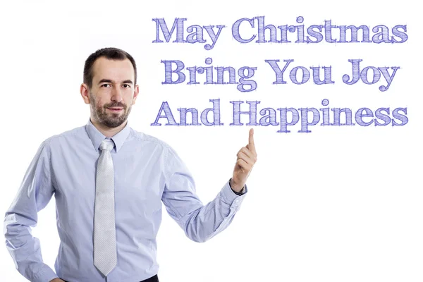 May Christmas Bring You Joy And Happiness — Stock Photo, Image