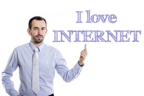 I love INTERNET — Stock Photo, Image