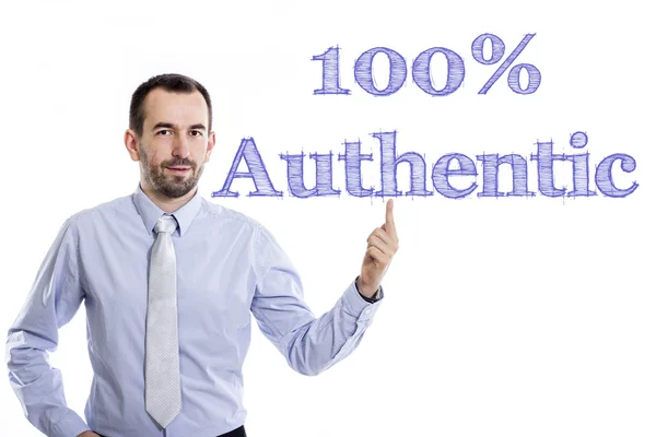 100% Authentic — Stock Photo, Image
