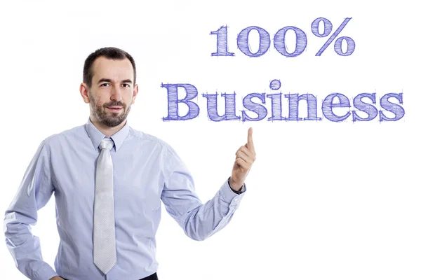 100% business — Stockfoto