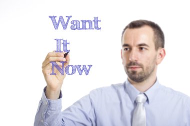 Şimdi kazanmak istiyorum