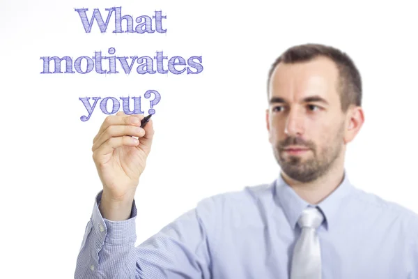 O que o motiva ? — Fotografia de Stock