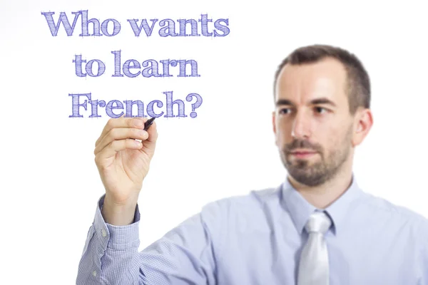 ¿Quién quiere aprender francés ? —  Fotos de Stock