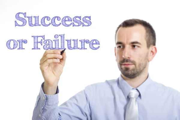 Sucesso ou fracasso — Fotografia de Stock
