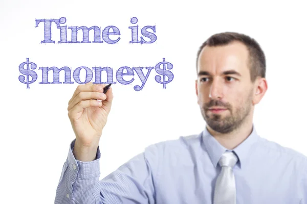 Time is $money$ — 图库照片