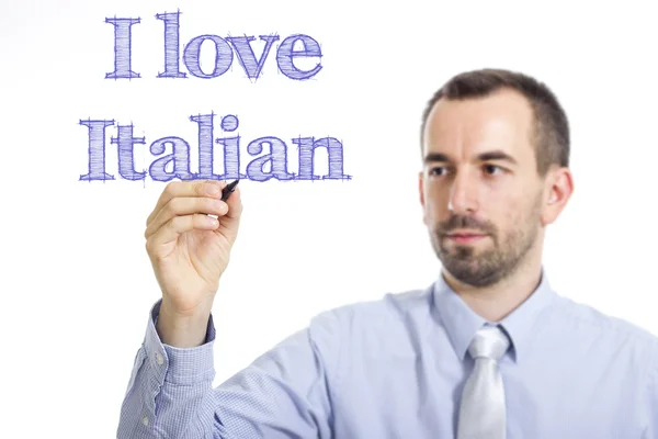 Eu amo italiano — Fotografia de Stock