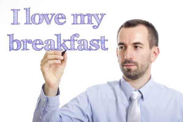 I love my breakfast — Stock Photo, Image